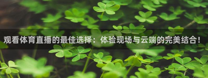 山猫乐球足球直播：观看体育直播的最佳选择：体验现场与云端的完美结合！